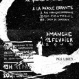 [ 12 février 2017; 18 h 00 min; ] 18h Projection en 16mm par CinéPelloche
- Absces 12' - Jean-Louis BERDOT
Inspiré de Osvaldo DRAGUN « Historias pera ser cantados » de Otransposé dans une placette du quartier latin un crieur de journaux souffre d’une rage de dents, il doit consulter, le dentiste refuse de le soigner sans qu’il ne passe une radio… Il ne peut et vendre [...]